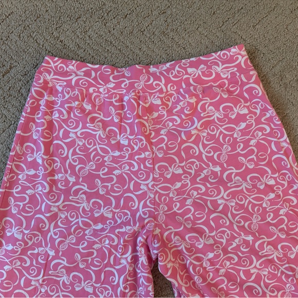 Lilly Pulitzer Pink Bow Pajama Pants, M, NWT - Picture 2 of 5
